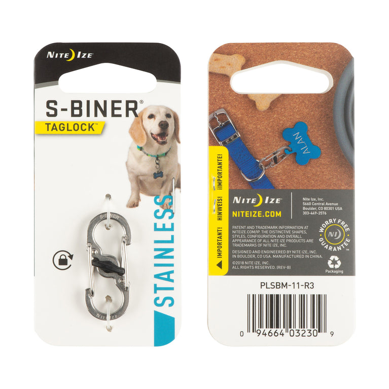Taglock Stainless Steel with S-Biners