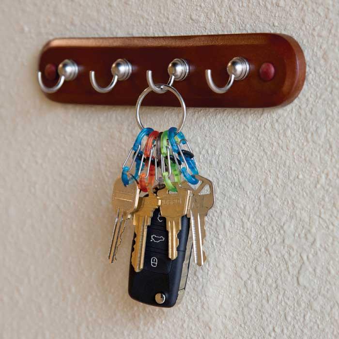 Key ring Locker with S-Biner KeyRacks  (SS).