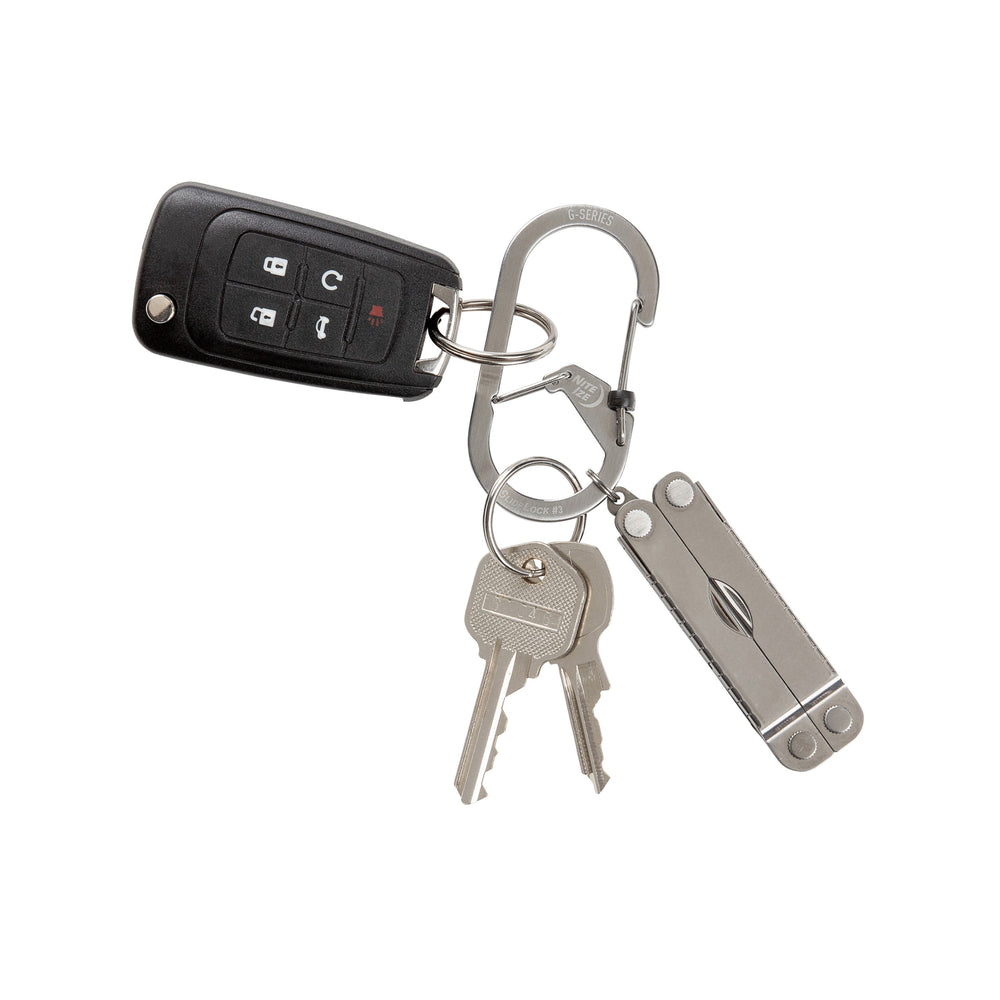 Nite Ize Stainless Steel G-Series Biner #1 - 2 Pack - Key Control -  Ultimate Security - Dual Gates - Stainless Finish - Key Accessories in the  Key Accessories department at